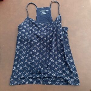 Aeropostale Navy Floral Camisole Top